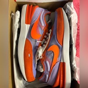 Orange and Purple Nike Waffle One